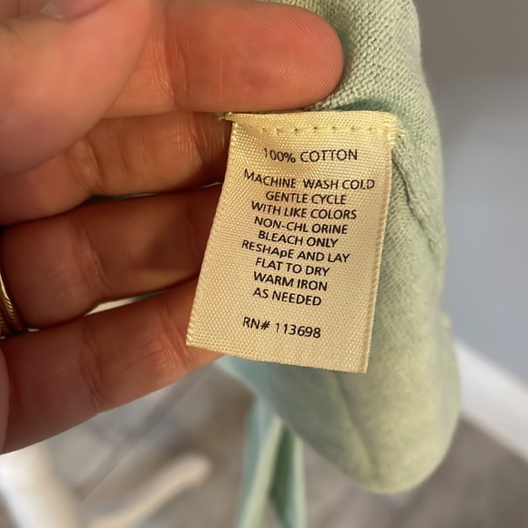 [Margaret O’Leary] Light Turquoise Sweater - Size Small - Picture 3 of 4